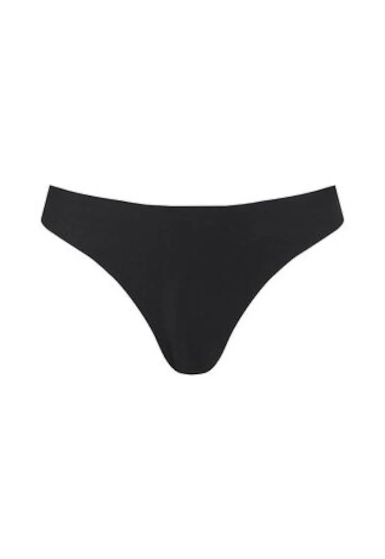 Slip de baie dama,  plastic, negru, Negru