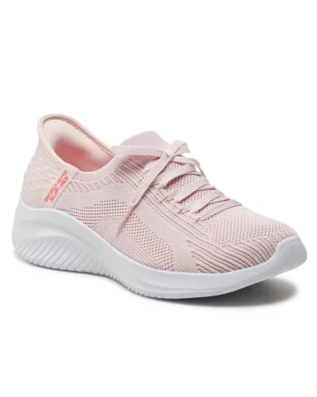 Skechers Slip-ins Ultra Flex 3.0 Brilliant Path adidași cu șireturi din material textil pentru femei 149710-LTPK