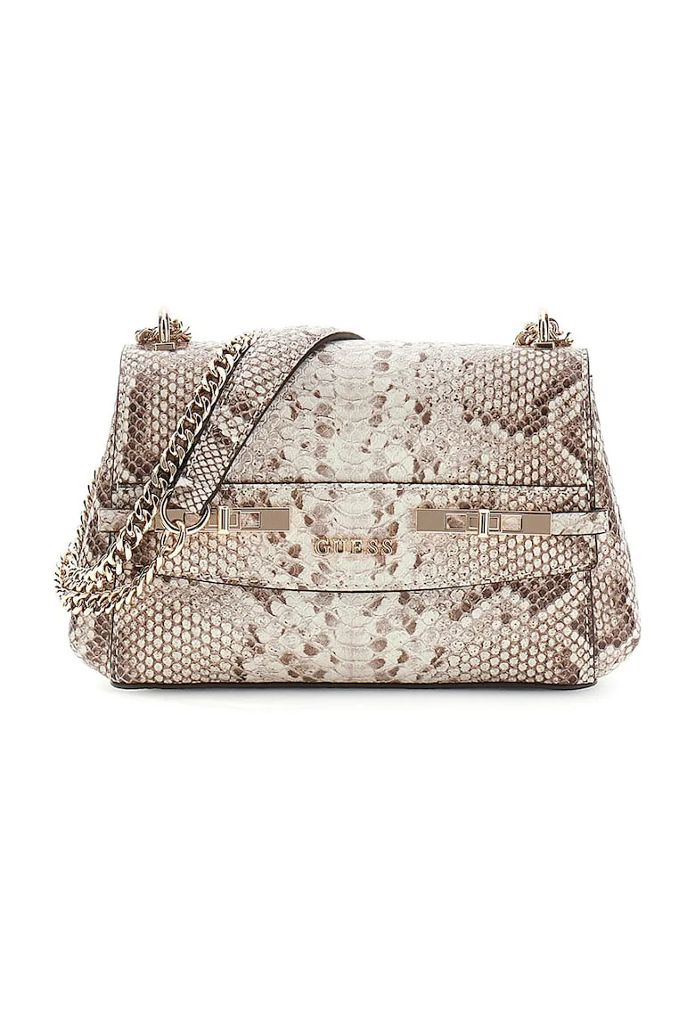 Geanta crossbody din piele ecologica Melinda, Bej deschis