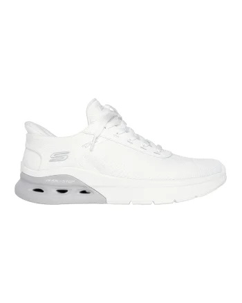 Pantofi sport slip-on Bobs Waves 2.0, Alb optic
