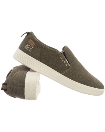Tenisi barbati  CARRERA CVS, oliv, material sintetic, slip-on, talpa cauciuc.