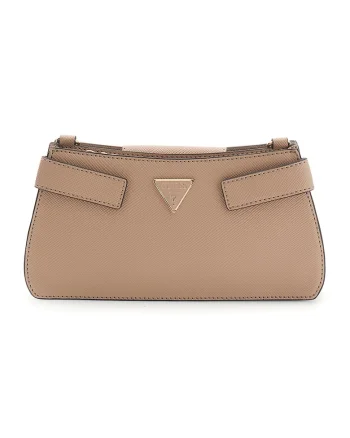 Geanta crossbody de piele ecologica Serenova, Maro camel