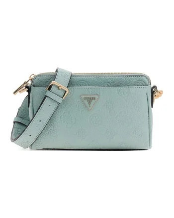Geanta crossbody mini din piele ecologica Cresidia II, Verde menta