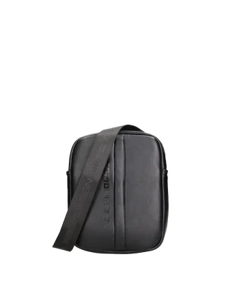 Geanta crossbody din piele ecologica Kryos Ultra, Negru