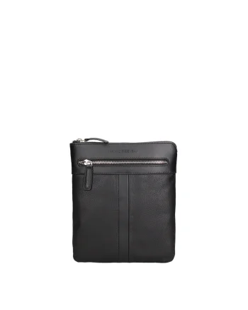Geanta crossbody din piele Nerian, Negru