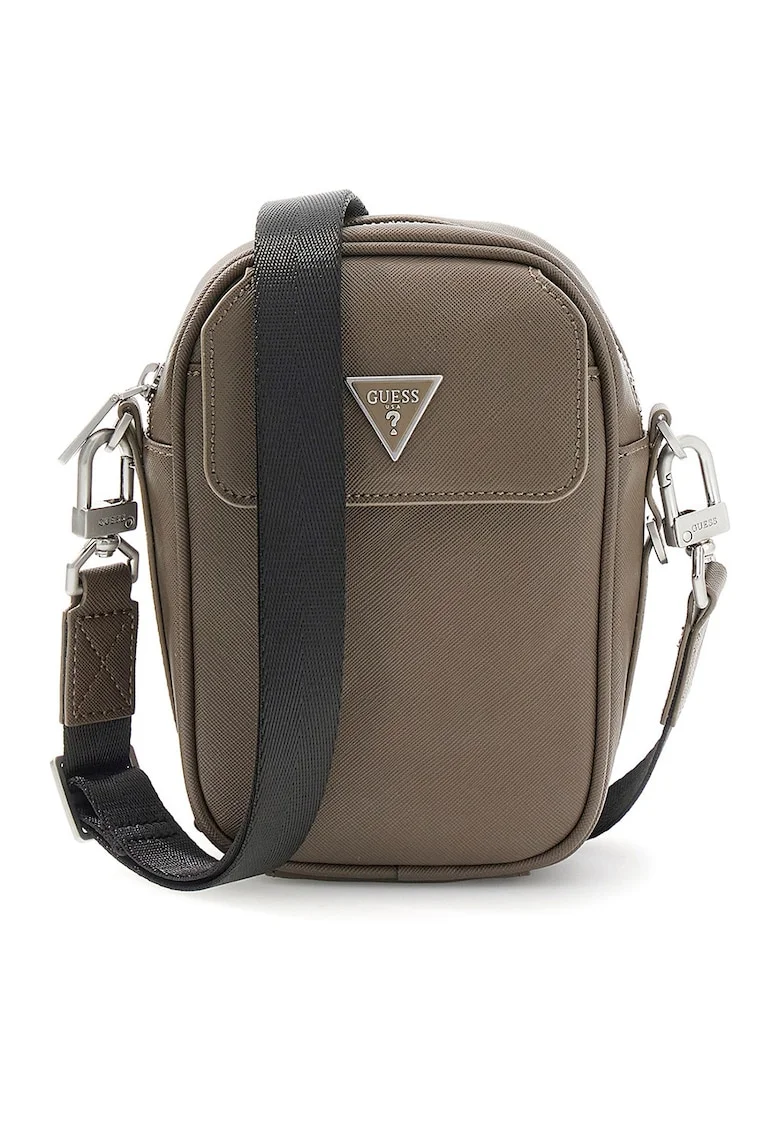 Geanta crossbody cu bareta ajustabila Milano, Grej