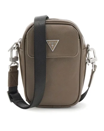 Geanta crossbody cu bareta ajustabila Milano, Grej