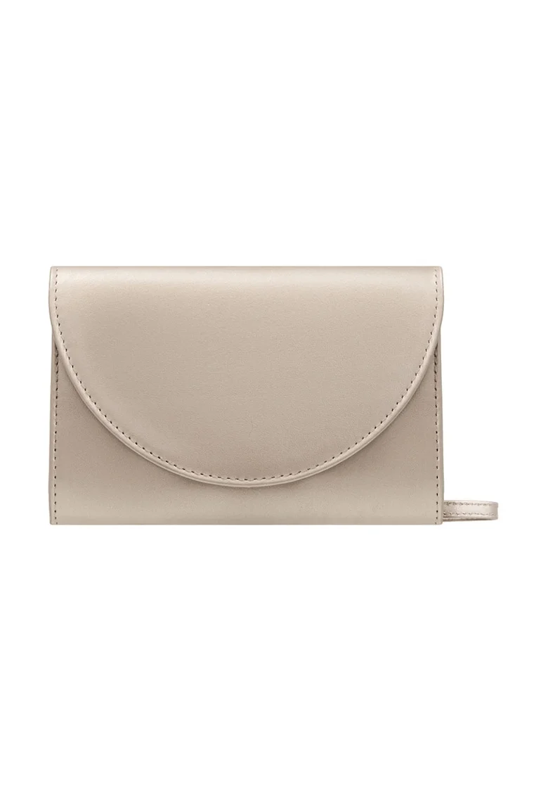 Geanta crossbody cu lant, Bej