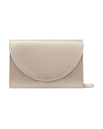 Geanta crossbody cu lant, Bej
