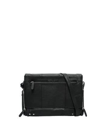 Geanta crossbody din piele Umbria Prime, Negru