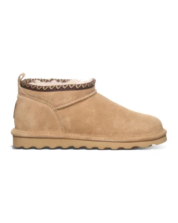 Ghete slip-on din piele intoarsa, Maro camel