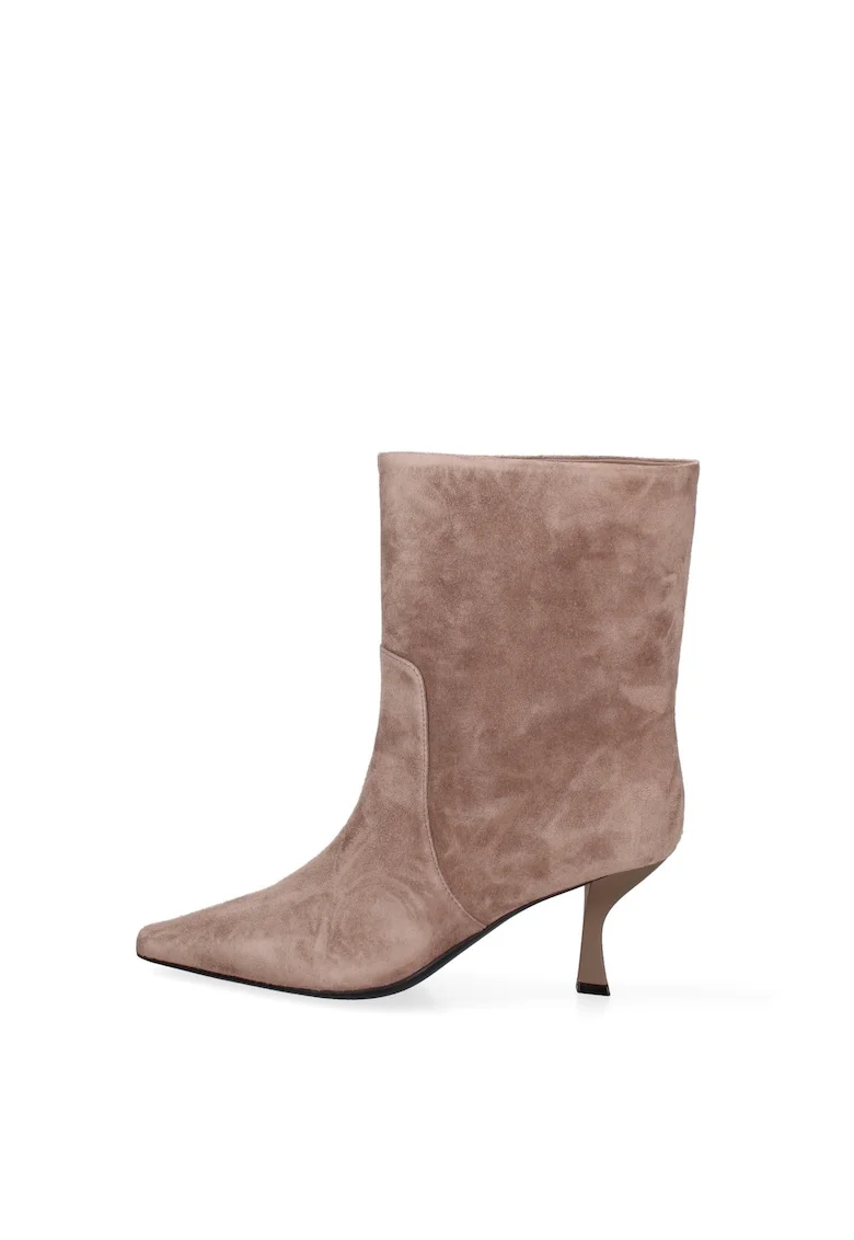 Botine slip-on din piele Eris Prime, Maro camel