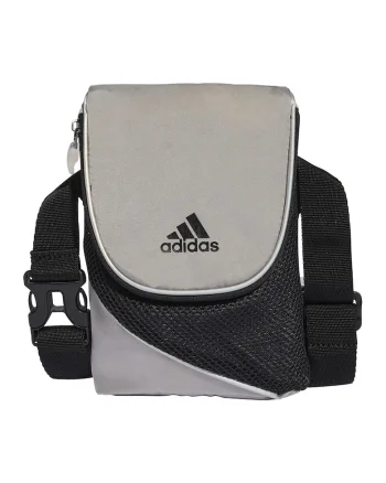 Geanta crossbody cu bareta ajustabila, Negru/Maro taupe deschis