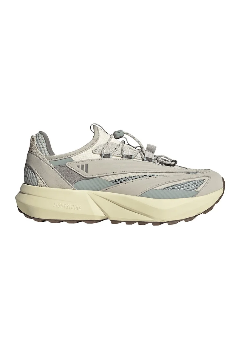 Pantofi sport Lightblaze Vista usori cu model slip-on, Alb fildes/Gri deschis
