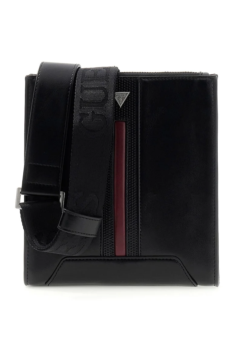 Geanta crossbody din piele ecologica Torino, Negru