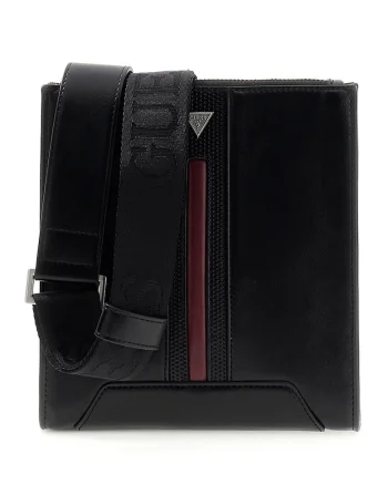 Geanta crossbody din piele ecologica Torino, Negru