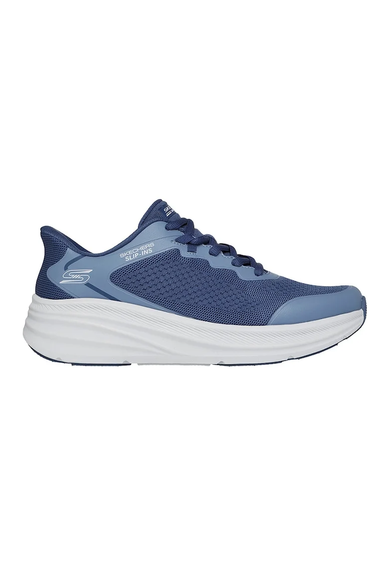 Pantofi sport Slip-ins™ Bobs Skillz, Albastru pastel/Albastru inchis/Alb optic