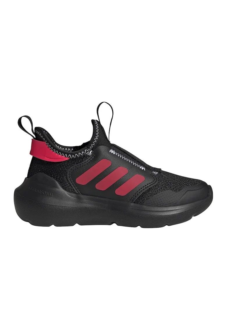 Pantofi sport Tesaur Comfort slip-on, Negru/Coral