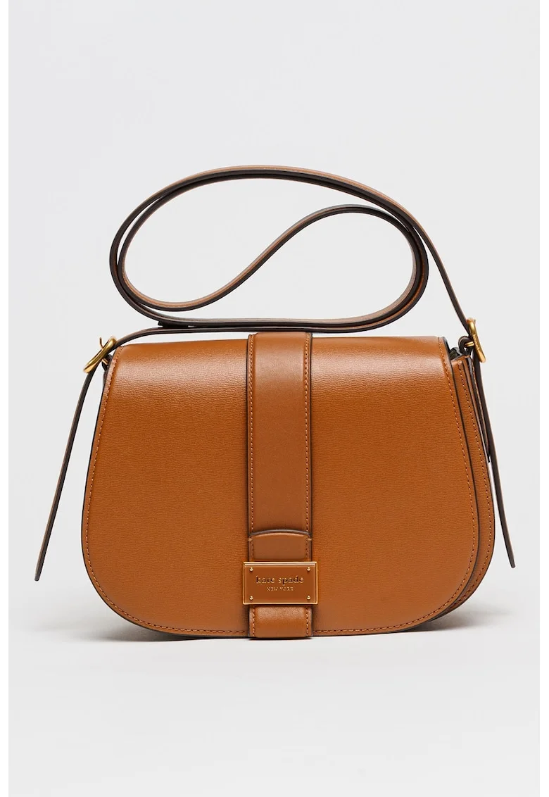 Geanta crossbody din piele Nouveau, Maro scortisoara