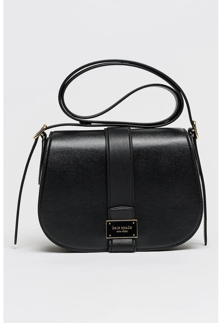Geanta crossbody din piele Nouveau, Negru