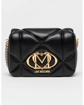 Geanta crossbody de piele ecologica, Negru
