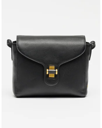 Geanta crossbody din piele Grace, Negru