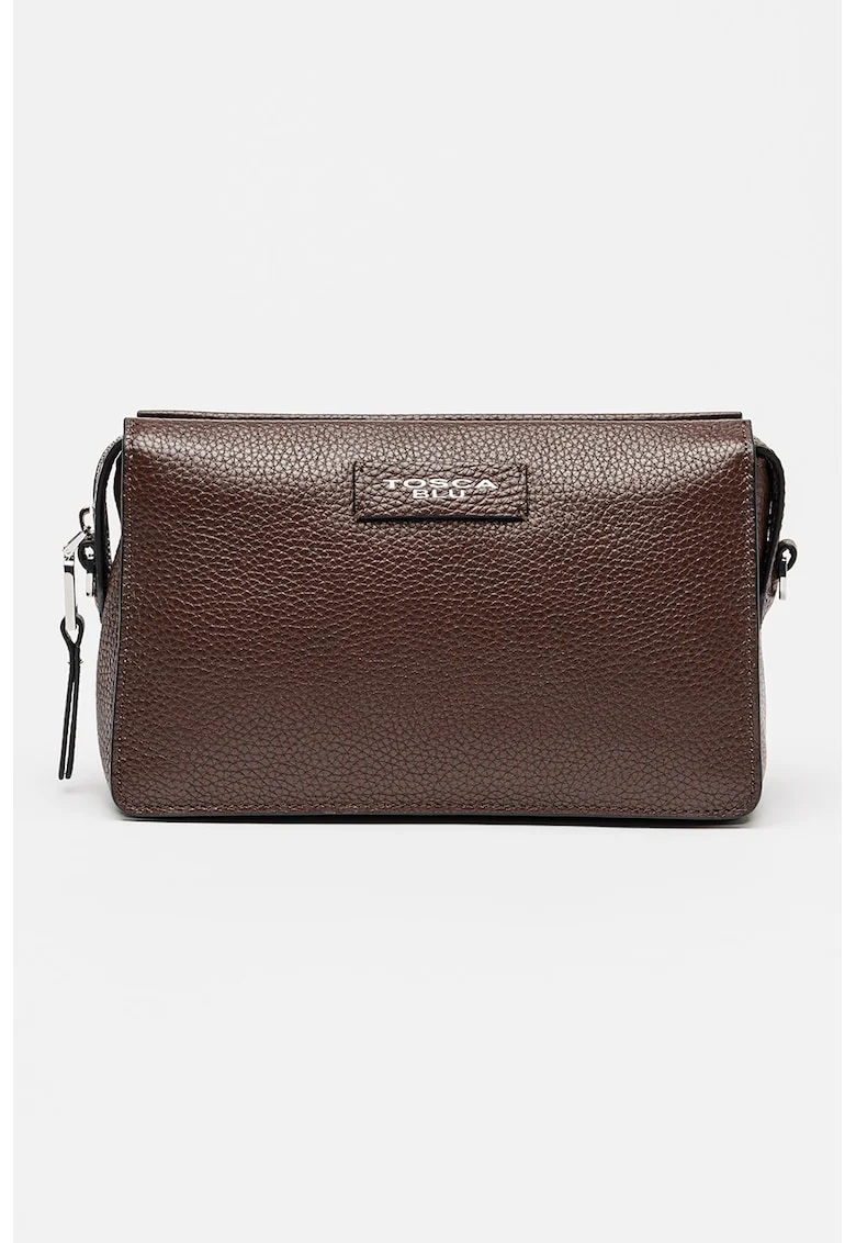 Geanta crossbody din piele Coraline, Maro