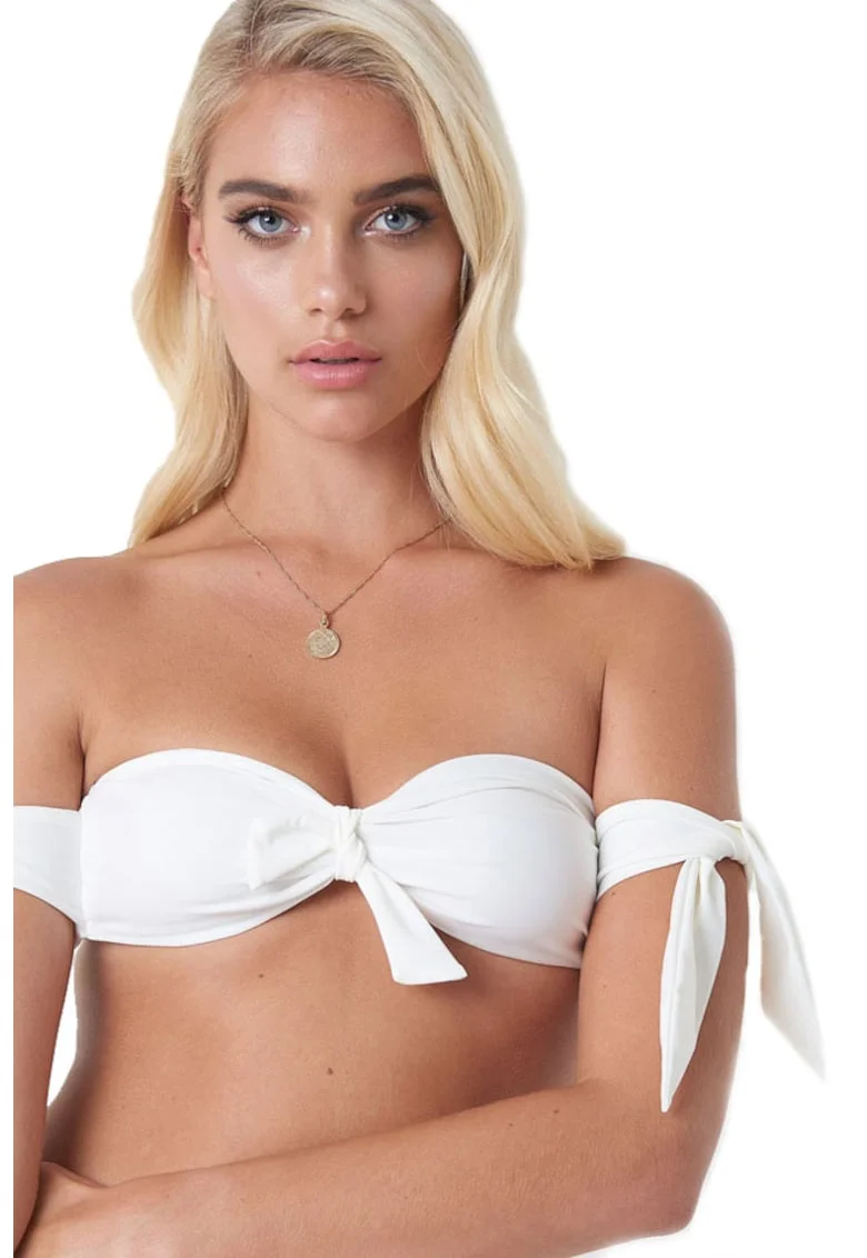 Sutien bandeau de baie 3344, Alb