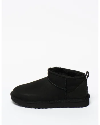 Ghete slip-on din piele intoarsa Classic Ultra Mini - 43797, Negru