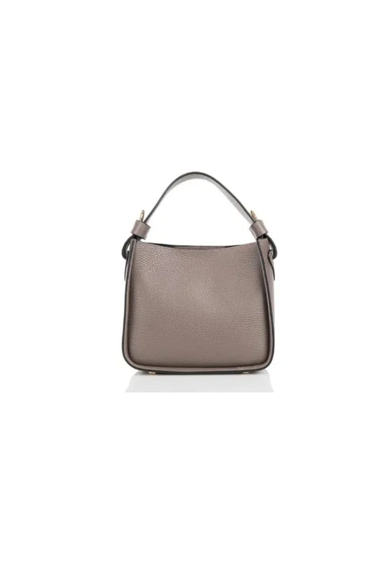 Crossbody dama din piele naturala  Corina, Maro taupe