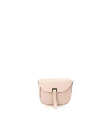 Crossbody dama din piele naturala  Armida - Rozdwqf, Roz, 20 x 16 x 6 cm