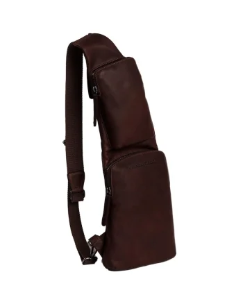 Geanta crossbody barbati piele naturala, 4 litri, Logan,, Maro