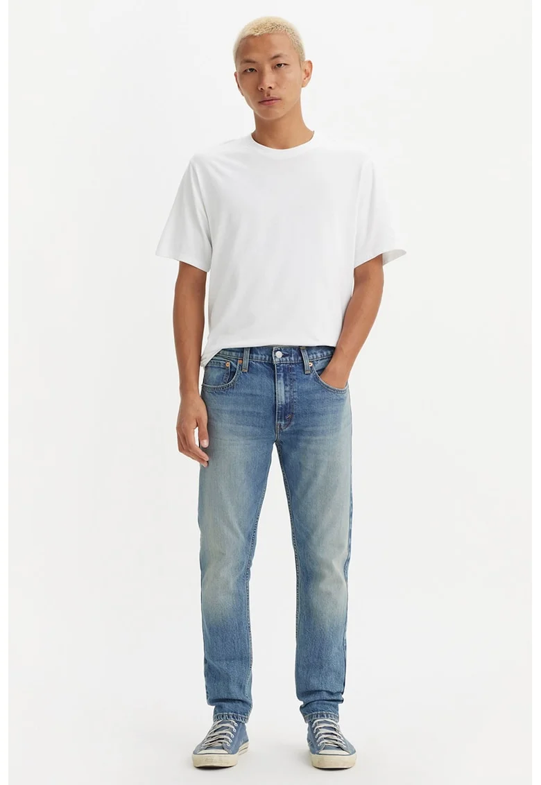 Blugi slim fit cu croiala conica 512™, Albastru pastel