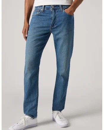 Blugi slim fit cu croiala conica 512™, Albastru inchis prafuit
