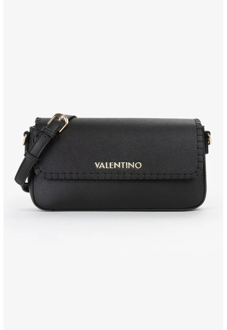 Geanta crossbody de piele ecologica, Negru