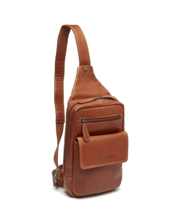 Geanta crossbody barbati piele naturala, 2.3 litri, Turelle,, Coniac