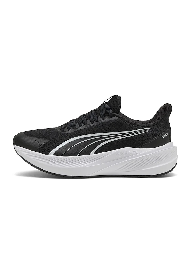 Pantofi sport Dasher Lite slip-on de plasa, Alb/Negru