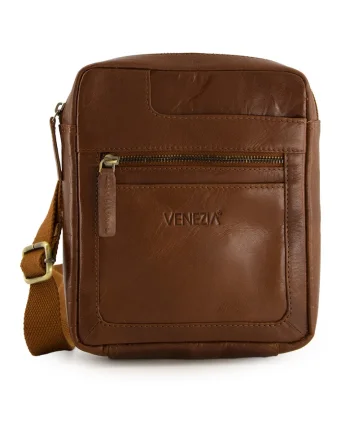 Geanta crossbody din piele naturala