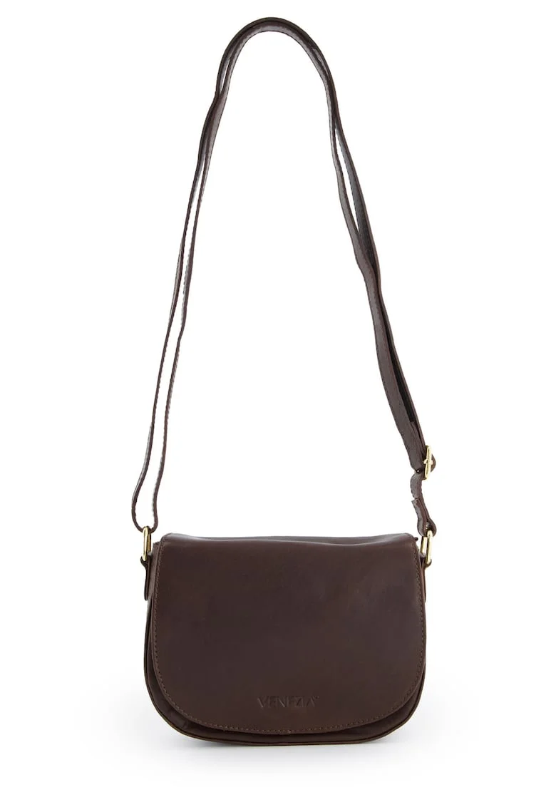 Geanta crossbody din piele cu bareta ajustabila