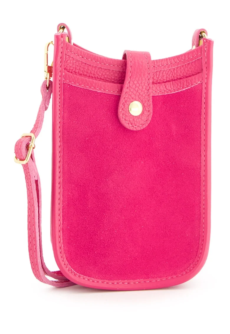 Geanta crossbody piele naturala si piele intoarsa