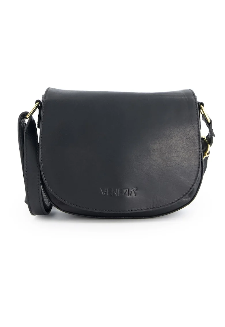 Geanta crossbody din piele cu clapeta