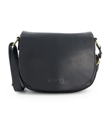 Geanta crossbody din piele cu clapeta