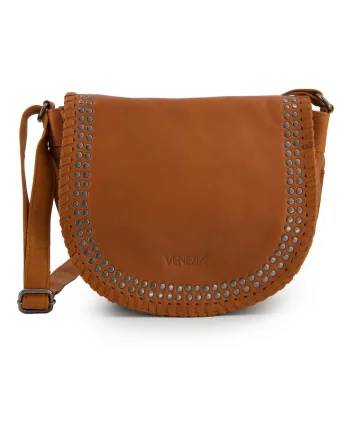 Geanta crossbody din piele naturala