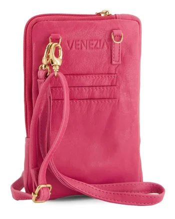 Geanta crossbody din piele naturala