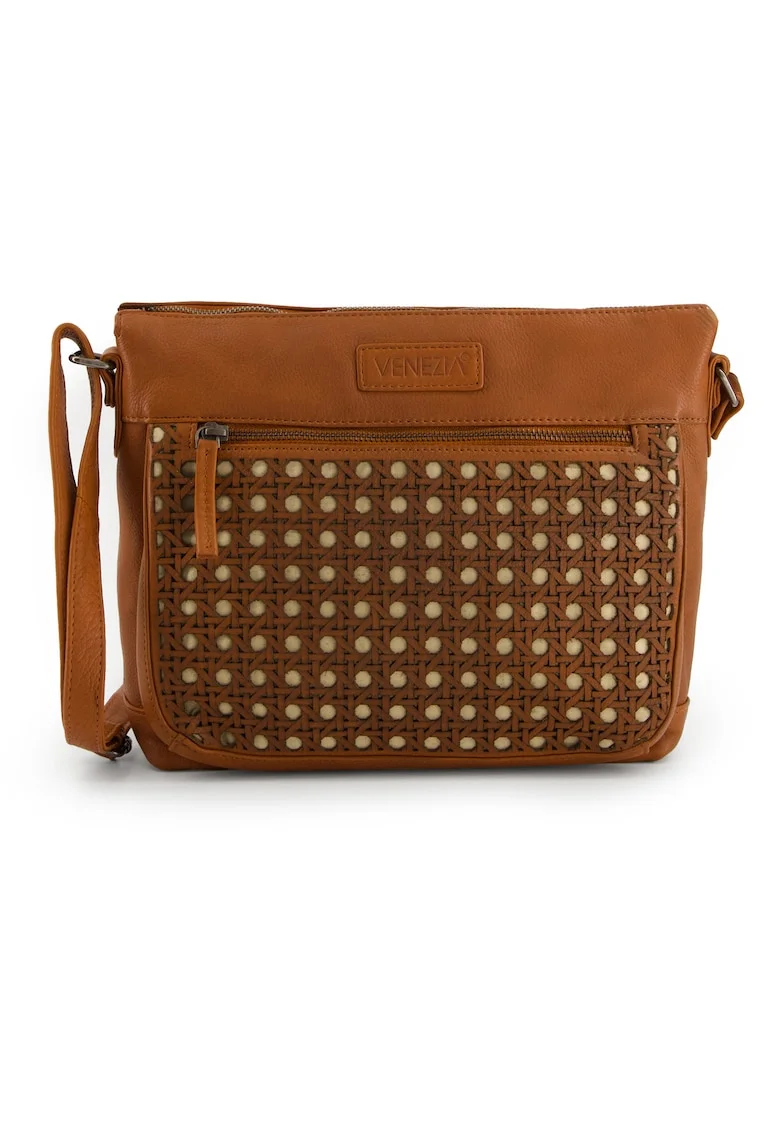 Geanta crossbody din piele naturala