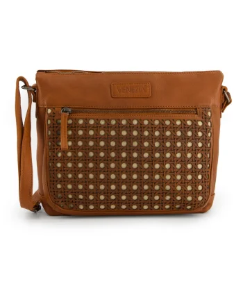 Geanta crossbody din piele naturala