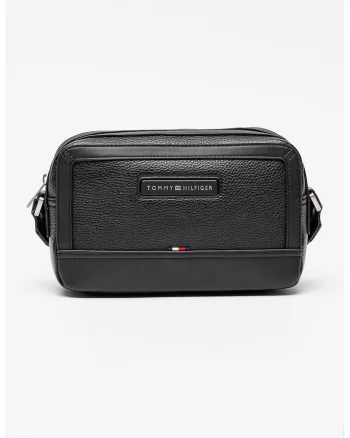 Geanta crossbody de piele ecologica Central, Negru
