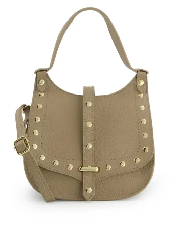 Geanta crossbody din piele cu clapeta