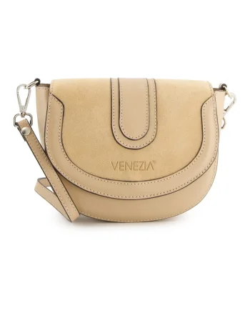 Geanta crossbody din piele cu bareta detasabila