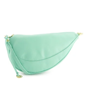 Geanta crossbody cu fermoar si curea ajustabila